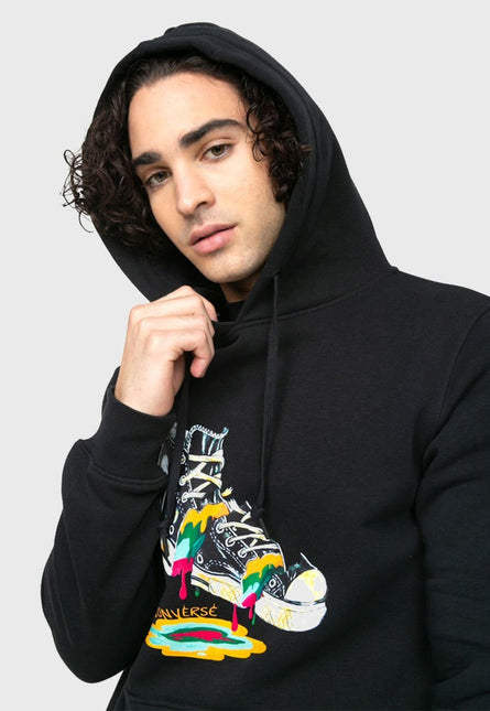 POLERON CONVERSE MELTING CHUCK HOODIE