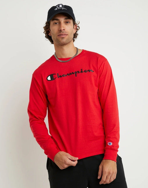 POLERA CHAMPION CLASSIC GRAPHIC LONG SLEEVE TEE - BONZER