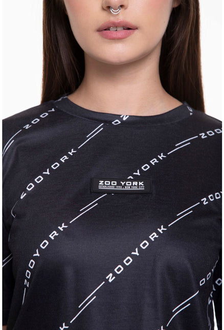 POLERA ZOO YORK M/C CROP QUANT - BONZER